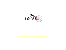 Tablet Screenshot of letmesee.com